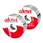 MERCERIA LISTON CELOSA METALICO LISO #9 C. PLATA
